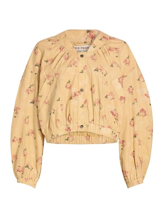 Free People Jackets & Blazers - Free People Rory Floral Bomber Jacket size